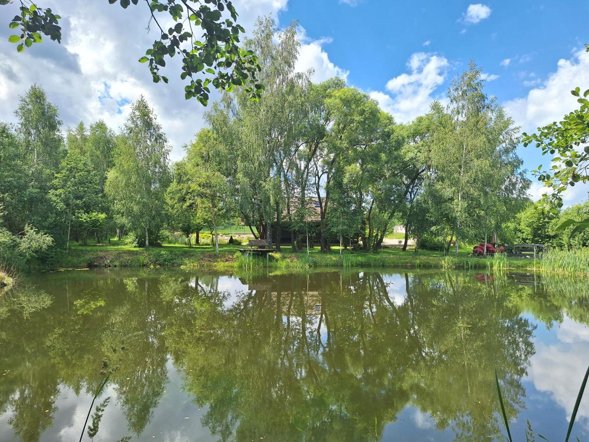 Akmeninis Bebras Villa Zemaiteliai Exterior foto